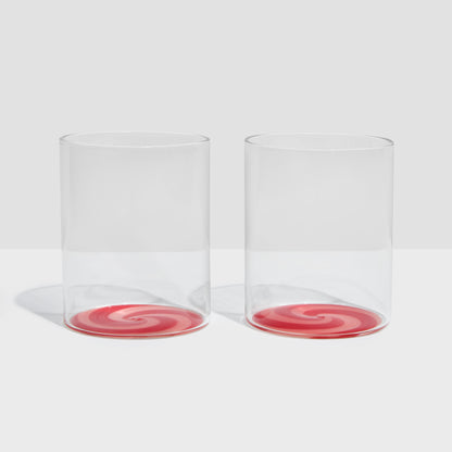 TWO X SWIRL TUMBLERS